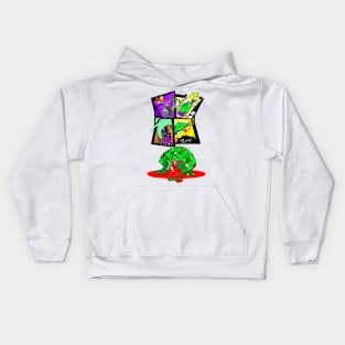 Z-REX: A Dinosaur Zombie Kids Hoodie